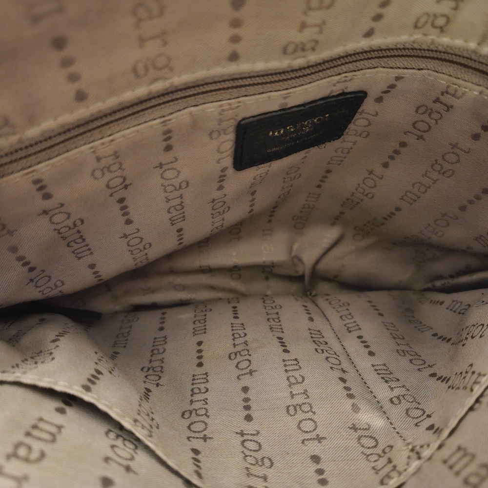 Margot Black Leather Backpack - Picture 5 of 9